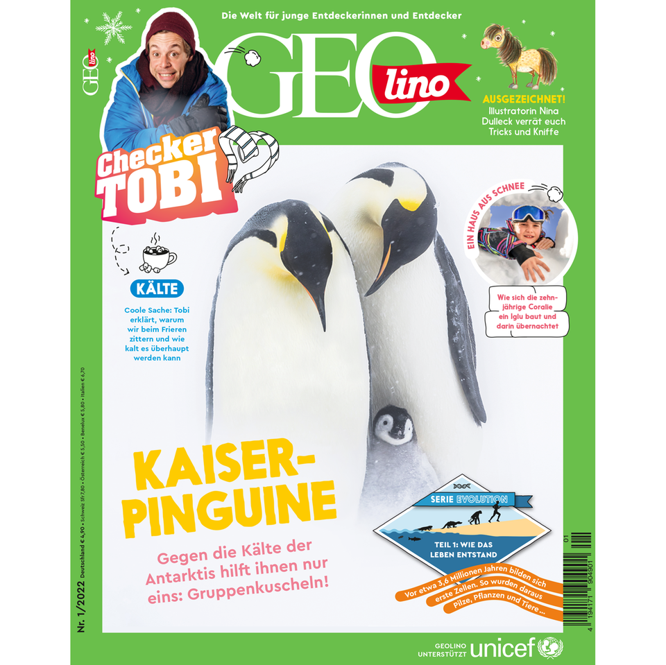 GEOlino Magazin: Kaiserpinguine