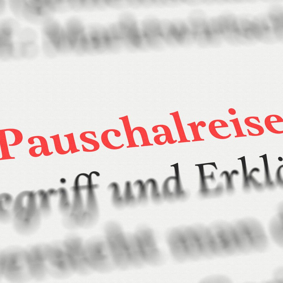Pauschalreise rechtlich definiert