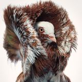 Perückentaube „Red Splash“