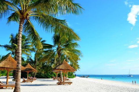 Traumstrand mit Abstand: Am Strand des Luxushotels Zuri Zanzibar braucht man sich um Gedränge keine Sorgen zu machen