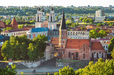 Blick auf die Altstadt von Kaunas