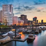 Gehry-Bauten Düsseldorf und Medienhafen