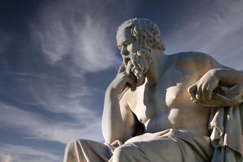 Statue von Sokrates