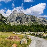 Val Veny bei Courmayeur in Italien