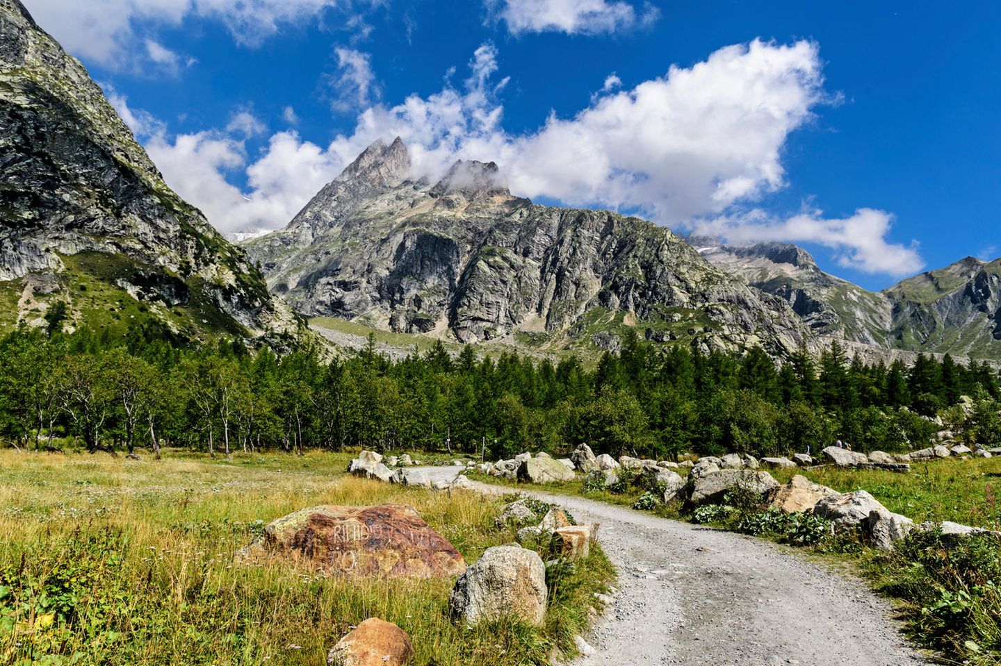 Val Veny bei Courmayeur in Italien