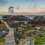 Lecuhtturm von Port Ellen auf der Insel Islay