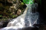 Hareshaw Linn Waterfall im Northumberland-Nationalpark