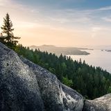 Wald- und Seenlandschaft im Koli Nationalpark, Finnland