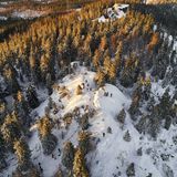 Ansicht aus der Luft auf den Ukko Koli