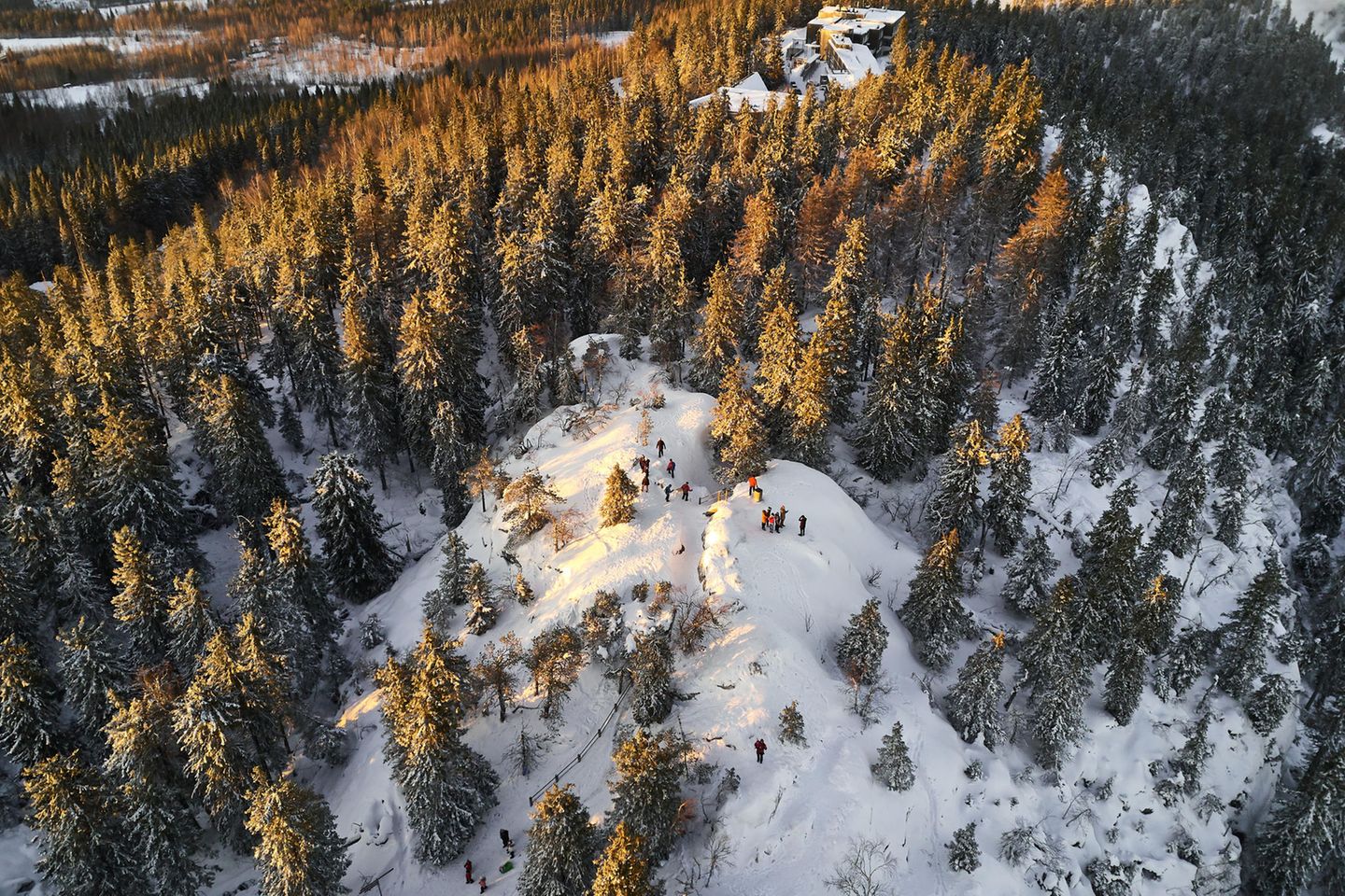 Ansicht aus der Luft auf den Ukko Koli