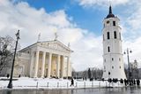 Kathedrale von Vilnius im Winter