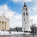 Kathedrale von Vilnius im Winter