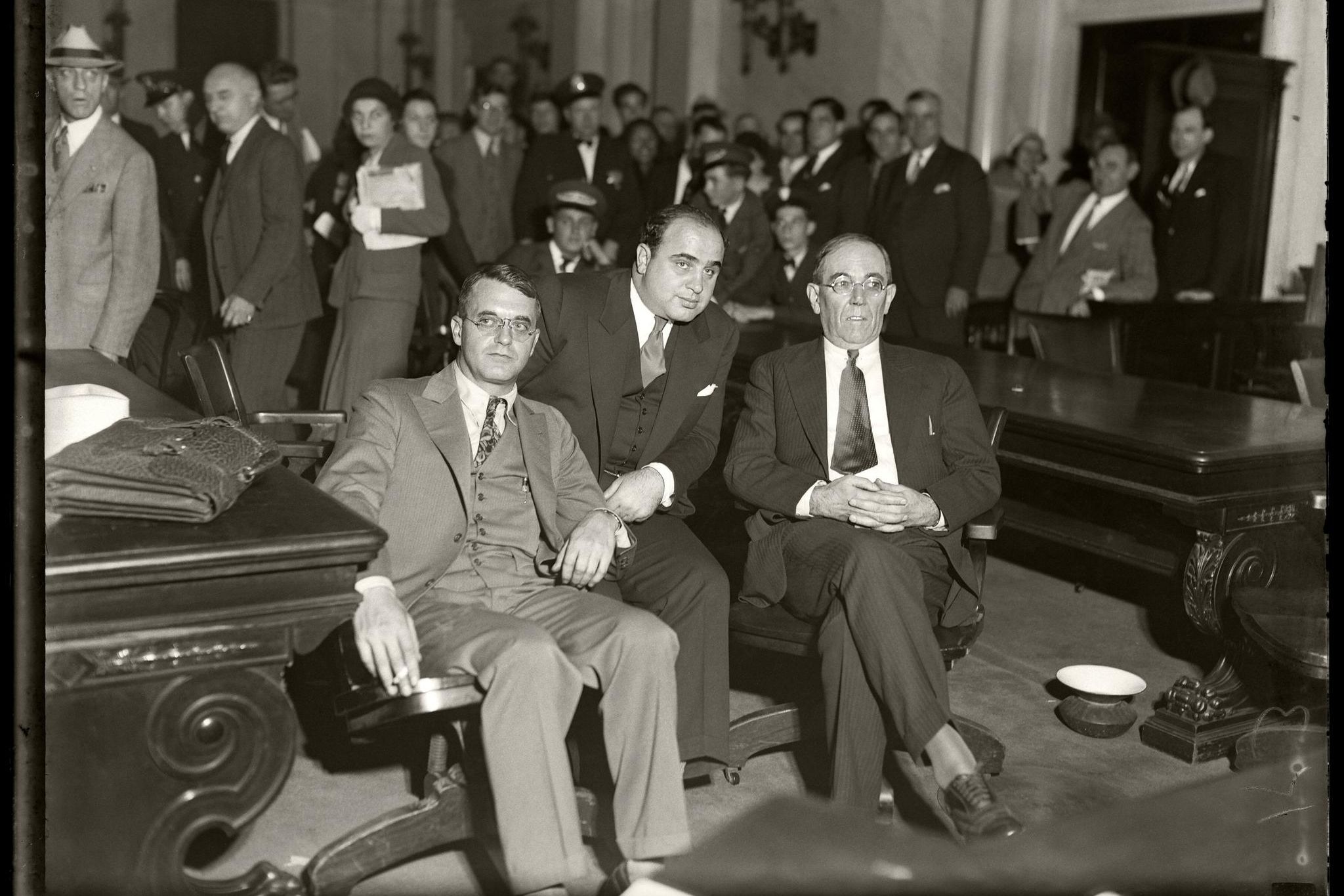 Al Capone Bande Mit Waffen