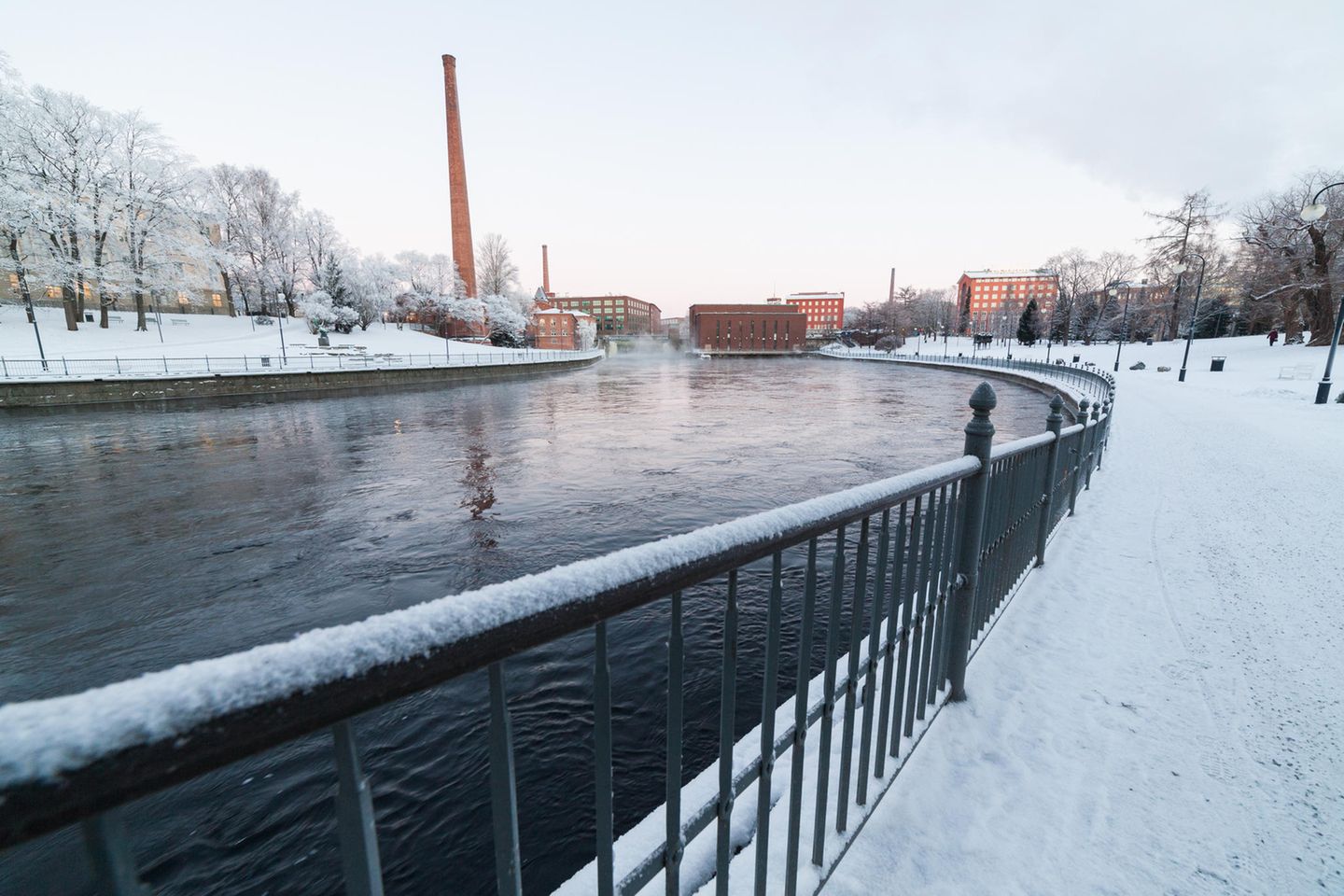 Tampere, Finnland Tampere im Winter