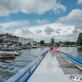 Boot auf dem Fluss in Henley-on-Thames