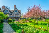 Hall's Croft gardens in Stratford Upon Avon, England