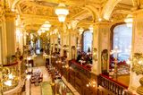 Café im Hotel Boscolo in Budapest
