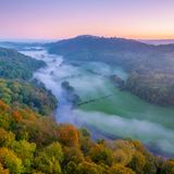 Symonds Yat Rock in Gloucestershire