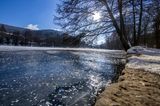 Seegarten Amorbach im Winter