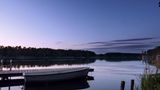 Boot auf einem See bei Fürstenberg an der Havel