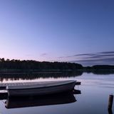 Boot auf einem See bei Fürstenberg an der Havel