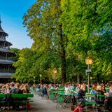 Chinesischer Turm im Englischen Garten in München