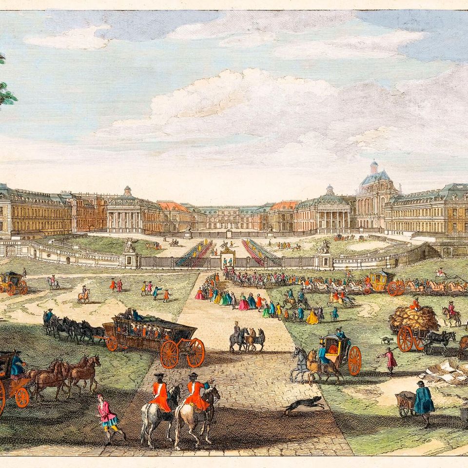 Für die königliche Familie sowie 1000 Adelige gibt es rund 350 Räume in Versailles. Manche Gefolgsleute müssen in stickigen Dachkammern wohnen