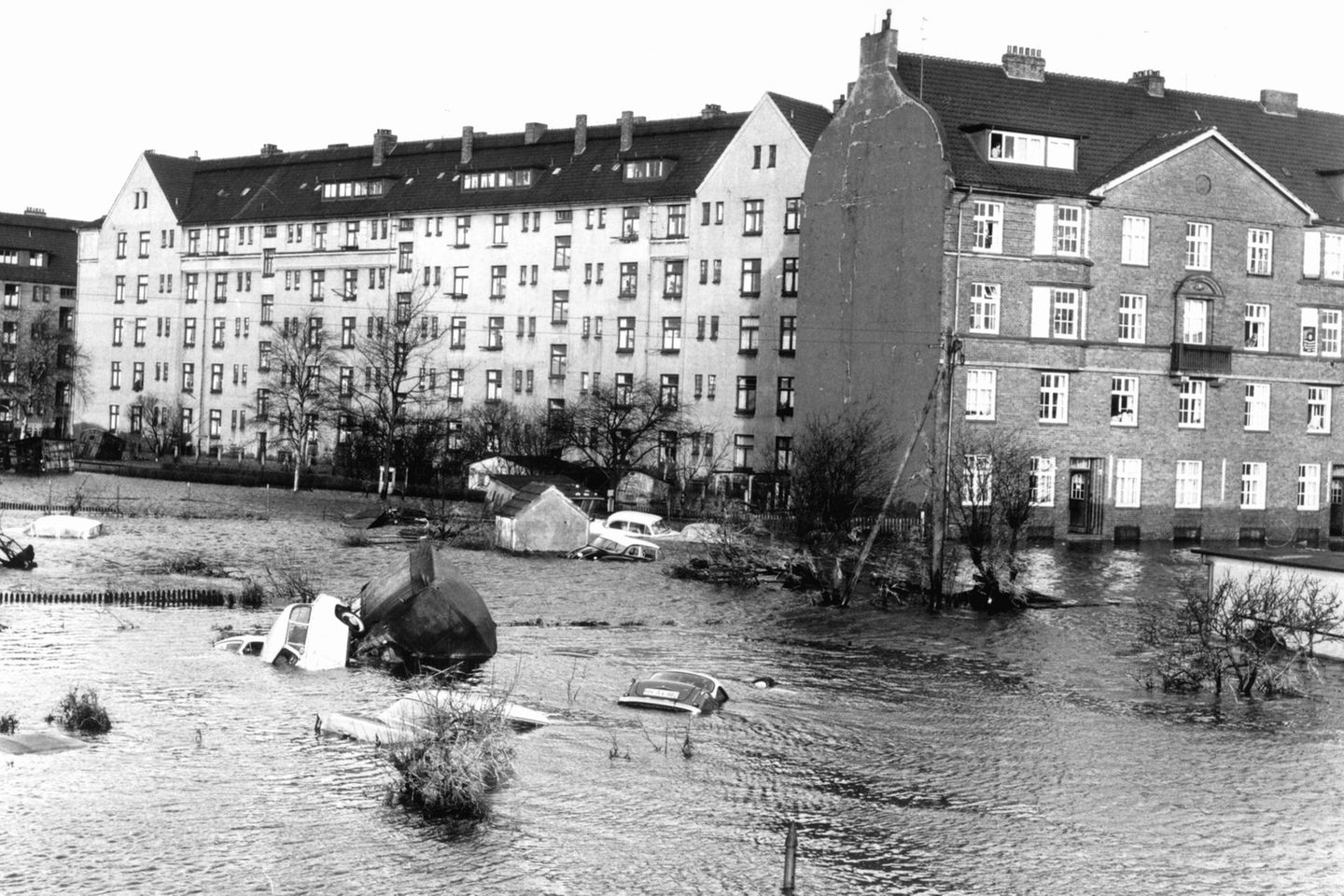 Sturmflut in Hamburg 1962