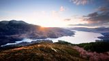 Ben Venue and Loch Katrine, Loch Lomond and Trossachs National Park, Trossachs, Scotland, UK 