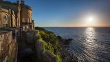Das Schloss Culzean Castle am Meer, Maybole, South Ayrshire, Schottland, Großbritannien