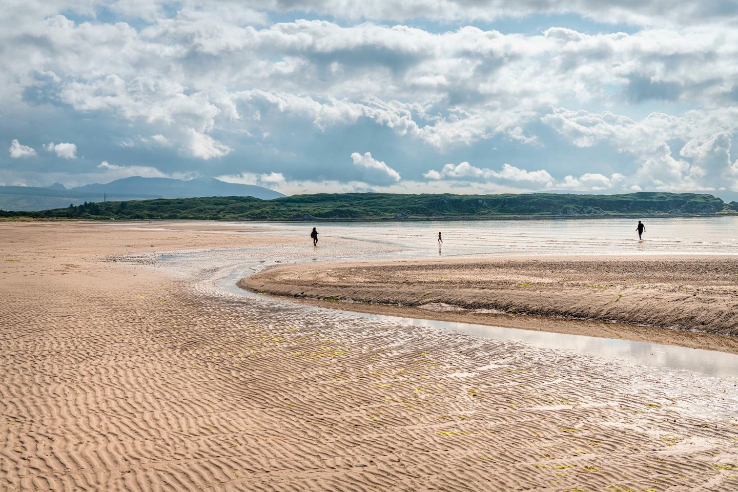 Kintyre Looking east on Carradale Bay Beach in Argyll and Bute, Scotland - Kintyre