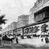 Entwurf zur Hochbahn