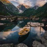 Image Name: Bondhusvatnet Glacier  Photographer Name: Hans Kristian Strand  Year: 2022  Image Description: <p>I love this peaceful place. I visit the Bondhusvatnet glacier every year hoping to get the perfect picture, and this year I finally got it.</p>  Copyright: © Hans Kristian Strand, Norway, Winner, National Awards, Landscape, 2022 Sony World Photography Awards