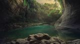 Image Name: Bat Cave Sink  Photographer Name: Chihao Wang  Year: 2022  Image Description: <p>Many bats inhabited this cave in ancient times. They’ve vanished due to today’s environmental changes.</p>  Copyright: © Chihao Wang, Taiwan, Winner, National Awards, Landscape, 2022 Sony World Photography Awards