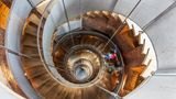 The staircase in The Lighthouse, a cultural centre in Glasgow, Scotland