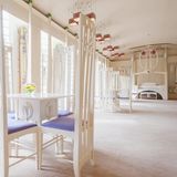 Scotland, Glasgow, Bellahouston Park, House for an Art Lover, Exhibit of Charles Rennie Mackintosh Furniture