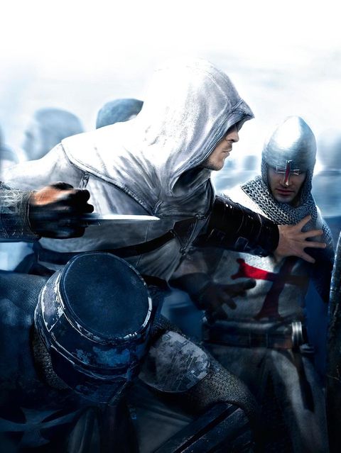 Ihre Waffe ist der Dolch: Weil die Assassinen den Armeen ihrer Feinde in einer offenen Schlacht unterlegen wären, lauern sie stattdessen deren Führern auf – und ermorden sie. Diese und die folgenden Szenen stammen aus dem Computerspiel "Assassin’s Creed", das den Mythos der Killertruppe seit einigen Jahren höchst erfolgreich fortschreibt