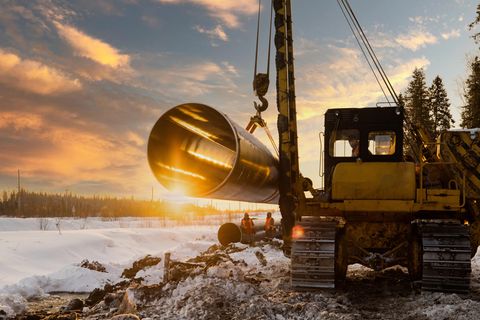 Pipeline-Bau: Erdgas-Lecks könnten, zusammengenommen, den Bedarf des europäischen Energiesektors decken