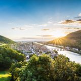 Sonnenuntergang über Heidelberg