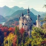 Schloss Neuschwanstein in der Gemeinde Schwangau