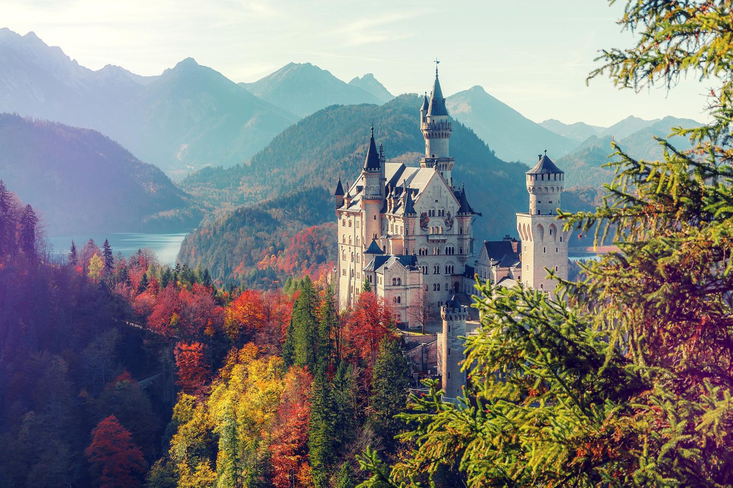 Schloss Neuschwanstein in der Gemeinde Schwangau