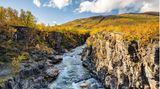 Abiskojakka-Canyon im Abisko Nationalpark