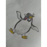 Von Ada – dazu schreibt sie uns: "Liebes GEOlino-Team, das hat sehr viel Spaß gemacht. Ich habe zum ersten Mal einen Menschen und einen Pinguin so schön gezeichnet. Viele Grüße, Ada" Adas toll gezeichneten Menschen seht ihr auf dem nächsten Bild...