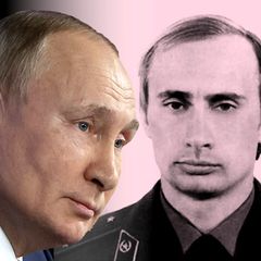 In den 1980er-Jahren ist Wladimir Putin (rechts um 1980) als KBG-Agent im Einsatz, unter anderem in Dresden 