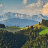 Entlebuch im Morgenlicht nach einem Gewitter