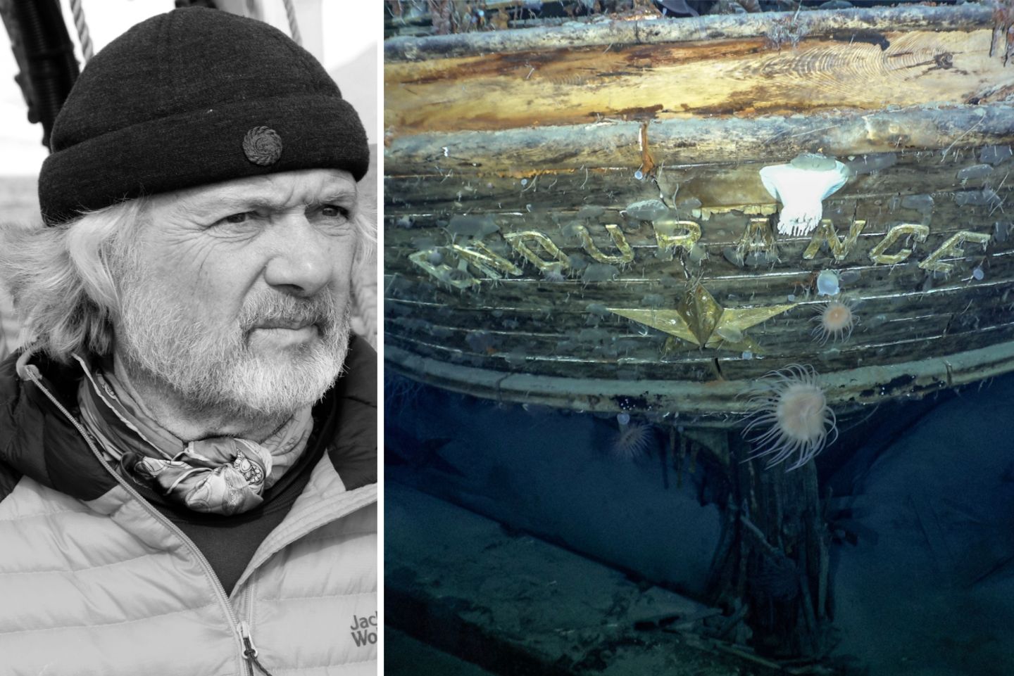 In 3000 Metern Tiefe fotografierte ein Tauchroboter Anfang März 2022 die gerade gefundene "Endurance" – für den Polarfahrer Arved Fuchs eine große Überraschung