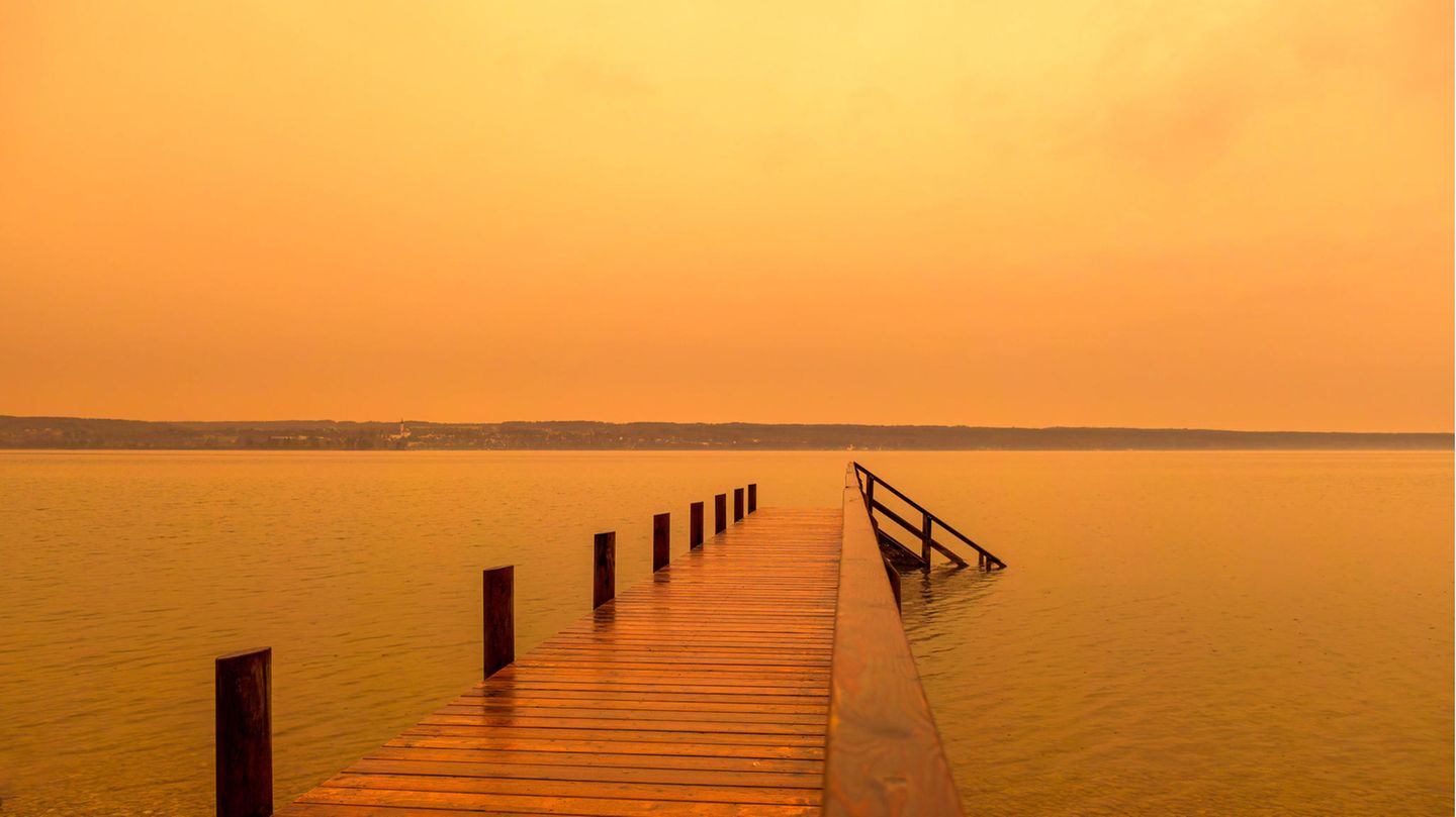 Steg am See in Bayern