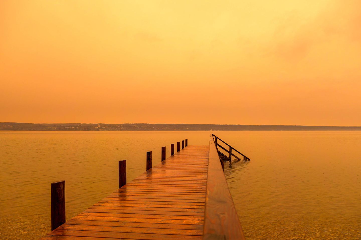 Steg am See in Bayern