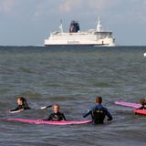 Auf die Bretter in Warnemünde