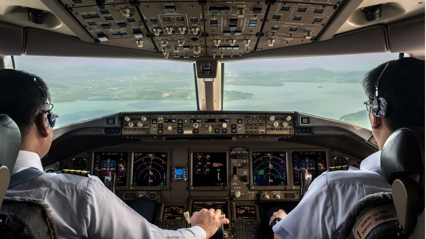 Flugzeug Cockpit